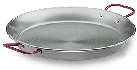 Lacor 63639- Padella per Paella di Ferro 38 cm