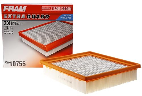 FRAM Extra Guard CA10755 Replacement Engine Air Filter for Select Lexus, Toyota, Jeep and Dodge Models, Provides Up to 12 Months or 12,000 Miles Filter Protection