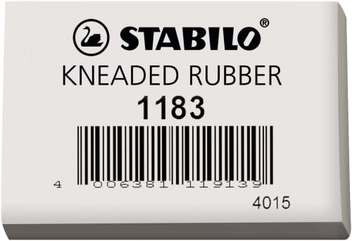 STABILO - Spezial-Radierer - Pastellkreideradierer | 1 Stück, weiß