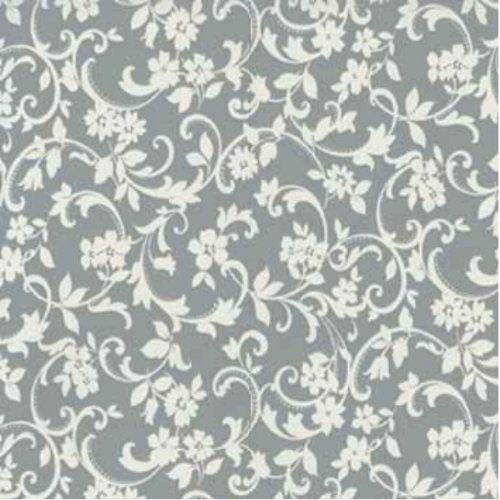 Klebefolie Möbelfolie Ranken grau weiss 45 cm x 200 cm Dekorfolie Selbstklebefolie