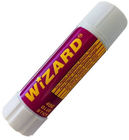 100x Wizard 40g Solvent Free Glue Sticks. Bulk Buy Claspack. Non-Toxic.