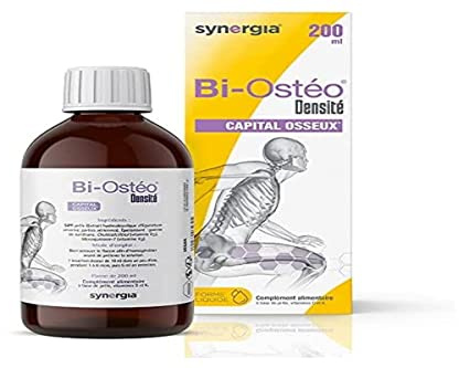 BI-OSTÉO DENSITÉ 200ml | Restaure et Maintient le Capital Osseux grâce à une Synergie de Prêle, de Vitamine D3 et de Vitamine K2 | Laboratoire SYNERGIA