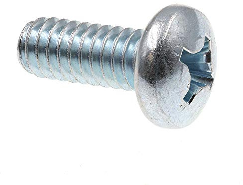 Prime-Line 9127777 Machine Screws, Pan Head, Phillips Drive, 1/4 in-20 X 5/8 in, Zinc (50 Pack)