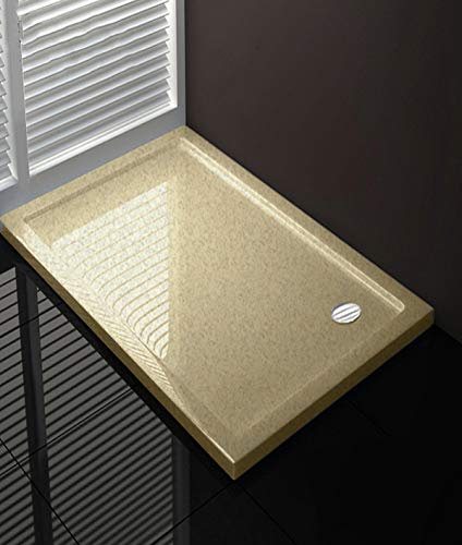 NONAME Piatto Doccia 120x70 cm Altezza 4 cm Colore Crema