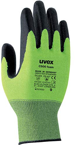 Uvex C500 Foam Schnittschutzhandschuhe - 1 Paar Schnittfeste Arbeitshandschuhe 11/XXL