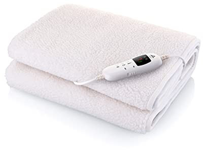 Heizdecke Shawn mit 9 Stufen der Temperatureinstellung - Abmessung 80x160 cm, Polar Fleece Material, Timer 1-9 Stunden