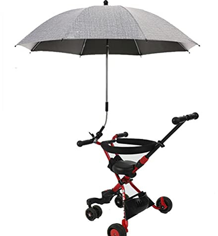 HUSHUI Kinderwagen Regenschirm, verstellbarer Kinderwagen Regenschirm Tragbarer Kinderwagen Sonnenschirm Regenschirm Kinderwagen Sonnenschirm