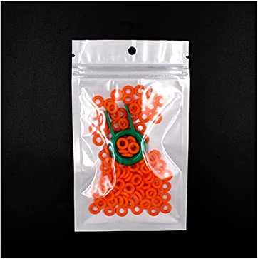 110PCS Keycaps O Ring Seal Switch Sound Dampeners Suitable For Cherry MX Keyboard Damper Replacement Noise Reduction Keyboard O-ring Seal,Orange,8x5x1.5mm