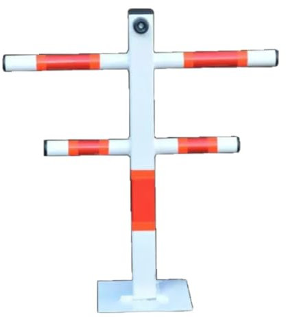 Anwicar - Absperrpfosten T-Form - Parkplatzsperre - Poller für Parkplatz - Parkplatz Absperrung - Parksperre - Parking Barrier Klappbar