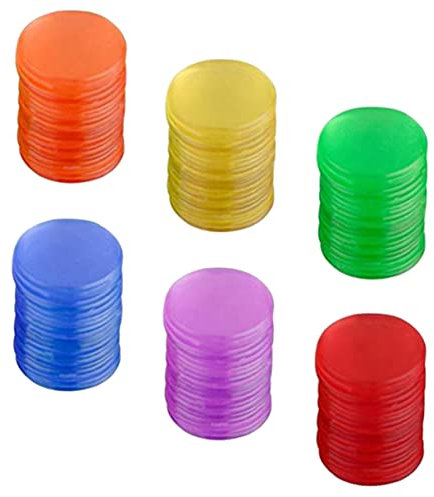 BESTonZON 1 Packung Chip-requisiten Bingo-token Weihnachts-bingo Bingo-spiel Bingo-chips Zählen Spieltoken-chips Bingohallen-requisiten Chips Für Bingospiele Tellerventil Kind Plastik Waffel