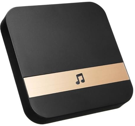 BODYA Wireless WiFi Doorbell Dingdong Receiver for Smart Chime Ring Video Door-Bell Home Security Black