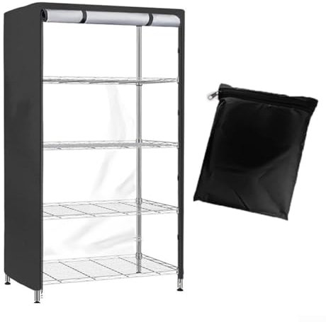 Protective Case For Shelves, Protective Shelf Cover With for ZIP For Indoor And Outdoor - 36L X 18W X 72H - For Shelving Units