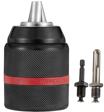 iFutniew Mandrino autoserrante multifunzionale a cambio rapido, mandrino per trapano 1/2-20UNF, installazione 1-13 mm, autoserrante multiuso