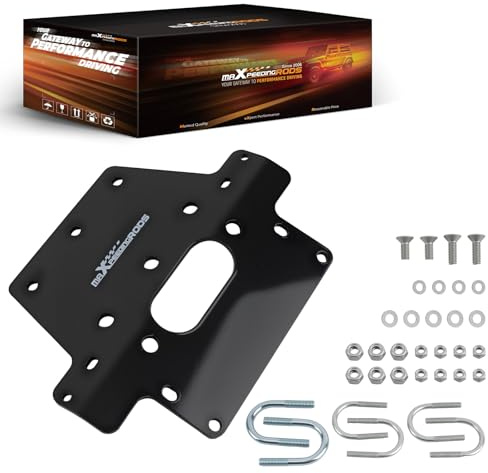 maXpeedingrods Winch Mount Kit for Honda TRX420 Rancher 2x4 (TE/TM), 4x4 (FA/FE/FPA/FPE/FPM/FM/PG) 2007-2013 Winch Mounting Plate