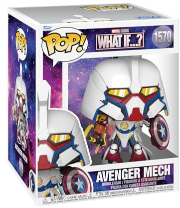 Funko Pop! Super: What If - Super Mech - Marvel - Collectable Vinyl Figure - Gift Idea - Official Merchandise - Toys for Kids & Adults - Superheroes Fans - Model Figure for Collectors and Display