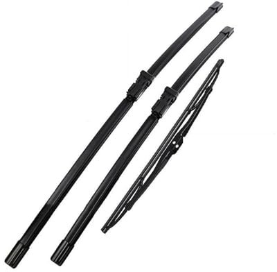 Escobilla limpiaparabrisas para Seat Ibiza 6J 2009-2012 Parabrisas Ventana Lluvia Cepillos 24+16+14 Juego De Escobillas Limpiaparabrisas Delanteras Y Traseras Coche Limpiaparabrisas