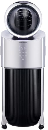 Morphy Richards S1 Pro Ductless 3 in 1 Personal Air Conditioner, Fan & Dehumidifier, Vent Free, Portable, Energy Efficient, Quiet, 3D Oscillation, Remote Control, Easy Clean Filter, 2m Cooling, 824020