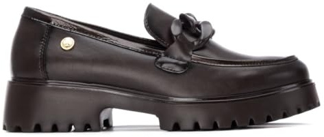 XTI - Mocasines Mujer Marron - Calzado Cómodo y Versátil - Moda Casual - Modelo 14449102 (Talla 39)