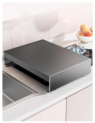 Protector de cocina de gas de metal, soporte superior for cocina de gas, cubiertas superiores for encimeras de cocinas eléctricas y de gas.(40x48x7cm)