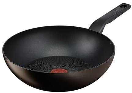 Tefal Wok marrón 28 cm Titanium Force – Todos los fuegos incluyendo inducción – G3091922