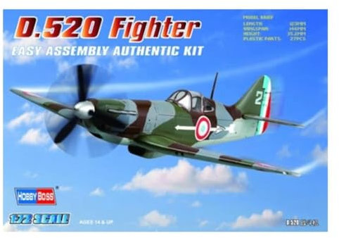 Hobby Boss 80237 Plastic Model Kit Scale 1:72 - Modellino Aereo Do.520 Fighter