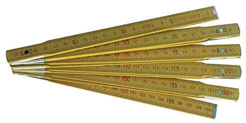 Outifrance 4110080 Double mètre pliant en Bois