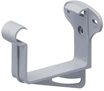 INEFA Stirnbretthalter, Rinnenhalter kastenförmig NW83 / 83mm Grau Dachrinnenhalter aus PVC-U Kunststoff für Kastenrinnen, Made in Germany