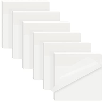300 Blätter Transparente Haftnotizen, Transparent Sticky Notes 75×75 mm, Wasserfest und Wiederbeschreibbar, Für Kennzeichnung Von Bürodokumenten Oder Büchern, Für Büros, Haushalte und Studenten