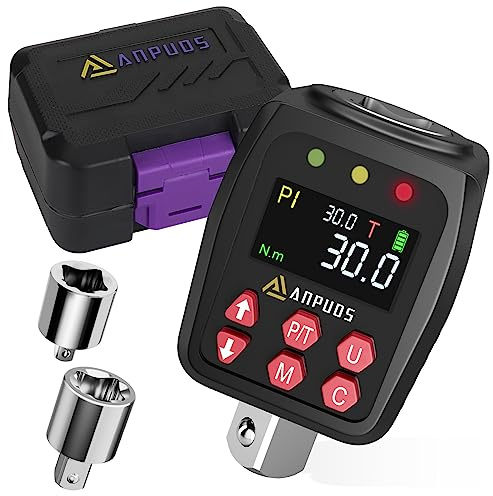 ANPUDS Digitaler Drehmomentadapter, 1/2 Zoll, 1.5-30Nm, ±1% Genauigkeit