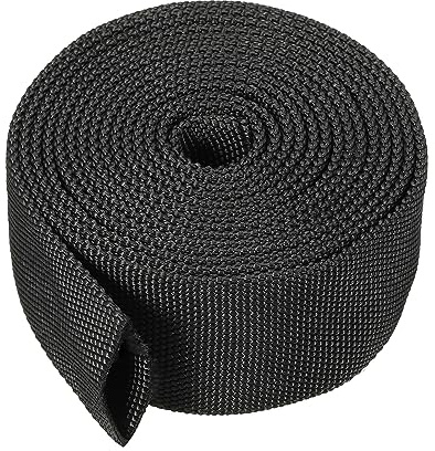 PATIKIL 31 mm ID x 3 mètres Nylon Protection Tuyau Manchon, Câble Housse Gaine Protection pour Soudage Tig Torche Hydraulique Tuyau, Noir