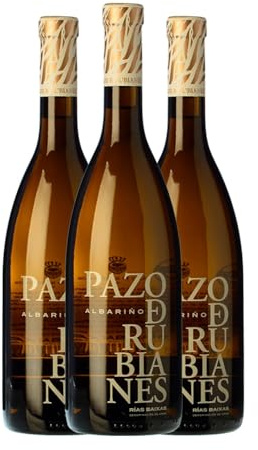 Pazo de Rubianes Albariño Rías Baixas Crianza 75 cl Vino blanco (Caja de 3 Botellas de 75 cl)
