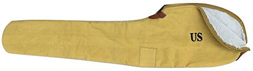 War Equine Militaria Army WWII US M1 Garand 1943 Canvas-Tragetasche mit Tragegurt Fleece-Futter – Khaki