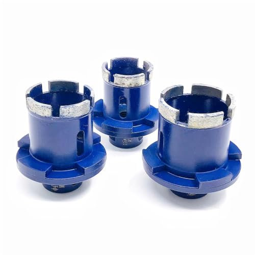 1 UNIDS 40-60 mm Diamante Doble Capa Perforadora M14 Roscado Cuenca Perforación Tubería de Agua Fregadero Mármol Cerámica Baldosa Cuenca Broca, 3 Piezas