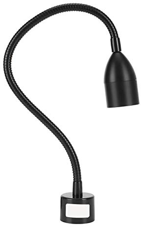 Garosa LED-Arbeitsleuchte 5W, Schwanenhals mit Magnetfuß, 38cm flexibel, 500LM, IP44 wasserdicht, 360° drehbar, für Fräsmaschinen und Präzisionsarbeit