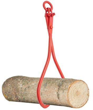 Pinza forestale per tronchi pinza tronco pinza per sollevamento tronchi a 2 artigli, 1000 kg, pinza di sollevamento pinza tronco pinza a gru legno,per la disboscazione, trasporto