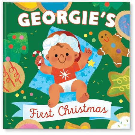 Our Family's First Christmas with Baby Personalized Book - I See Me! (Hardcover)
