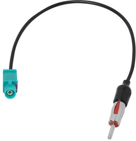 EuAcesry Adattatori universali per antenna radio FM AM Stereo di Auto, Fakra Z a presa DIN per Veicolo Autoradio Stereo Unità Ricevitore Antenna Radio FM/AM