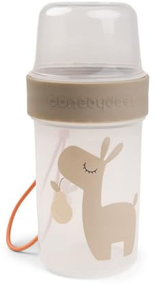 DONE BY DEER TO GO 2-Wege Snackbehälter Lalee Sand
