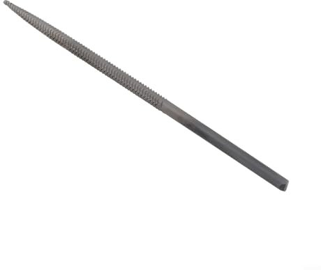 Pneumatisches Feilen-Set mit 5 verschiedenen Arten für Arbeiten auf Glas, Stein, Holz oder Metall, unverzichtbares Werkzeugzubehör (runde Feile)