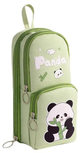 JynxtoyZeal Panda Astuccio Matite, Panda Big Capacità Sacchetto della Penna Scatola Portaoggetti per Cancelleria, Forniture per Scuola Studenti Adolescenti
