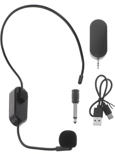 ELAYARD 1 Set Micrófono Inalámbrico Auriculares, Sistema de Amplificación para Profesores y Escenarios, Tecnología 5.0, Diseño Cómodo para Clases y Presentaciones