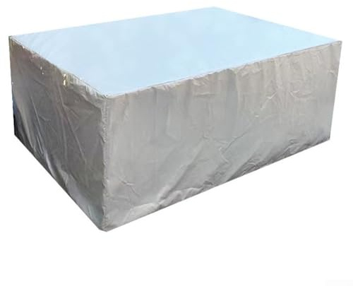 Schutzhülle Gartentisch Abdeckung 420D Wasserdicht Oxford Gewebe Winddicht Design UV-Beständigkeit für Gartenmöbel einschließlich Rattan-Sofas (90 * 90 * 90 cm)