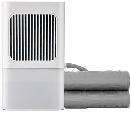 Bed Cooling System, Electric Water Cooling Mattress Pad with Remote Control, 3 Gears Adjustable, 2L Water Tank, Water-cooled Topper for Hot Sleepers, Night Sweats Single-bed