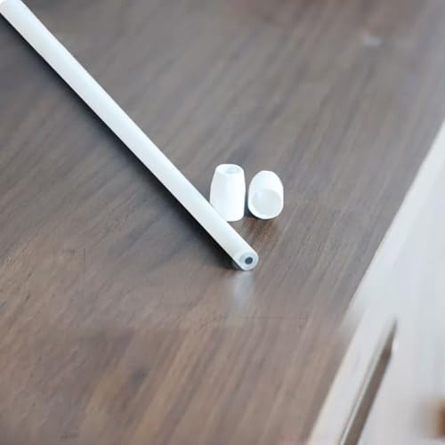 RegalgeläNder Kippbare Aluminium-Galerieschienen, Gerade Stange, Dekorative Regalschiene für Küchenschränke, Bücherregal-Schutzgeländer, Schwebende Regalschiene(White,17inch/43cm)