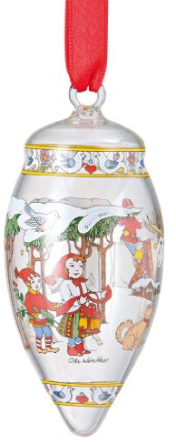 Hutschenreuther 02272-724322-49685 Kristallweihnachtszapfen 2011 Luciafest im Geschenkkarton