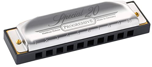Hohner Akkordeons 560PBX Special 20 Mundharmonika, ländlich gestimmte Tonart E, Edelstahl (560PBX-CTE)