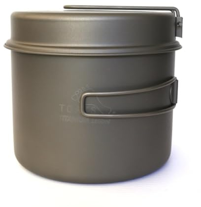 Titan1600ml Kochtopf mit Pfanne