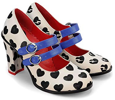 Hot Chocolate Design Chocolaticas He Loves Me, He Loves Me Not Mary Jane Heel für Frauen Mehrfarbig HCD 37