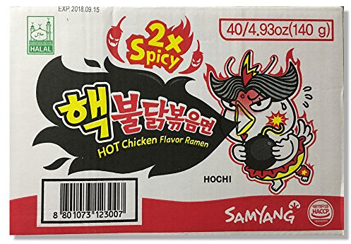 Samyang 2xSpicy Hot Chicken Flavour Ramen - 40 Packets