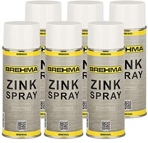 BREHMA 6x Zinkspray 400ml